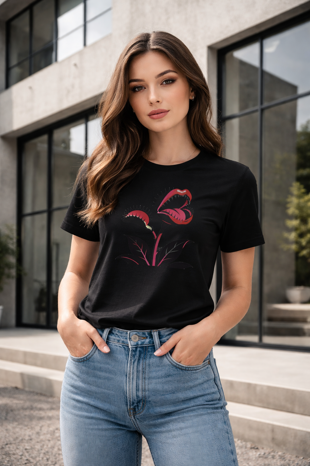 Lowkey Fatal Flora Women’s T-Shirt | Premium Streetwear Graphic Tee