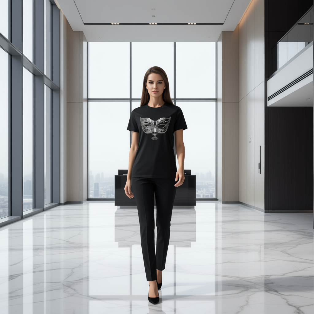 Lowkey Hidden Gaze Women’s T-Shirt | Premium Streetwear Graphic Tee