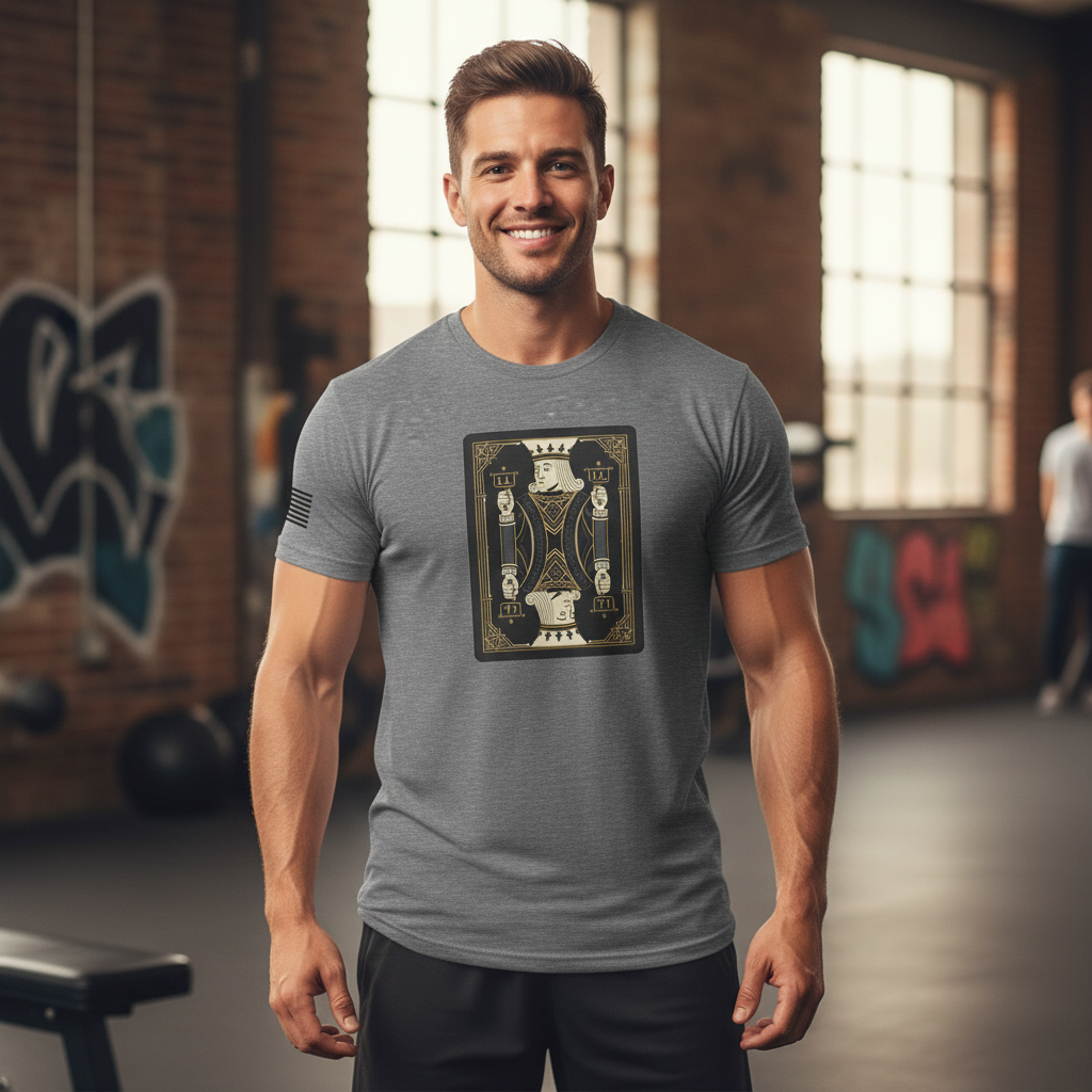 Lowkey King of Legends Men’s Graphic T-Shirt | Premium Cotton Streetwear Tee