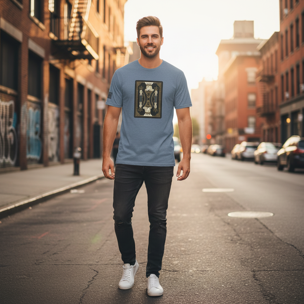 Lowkey King of Legends Men’s Graphic T-Shirt | Premium Cotton Streetwear Tee