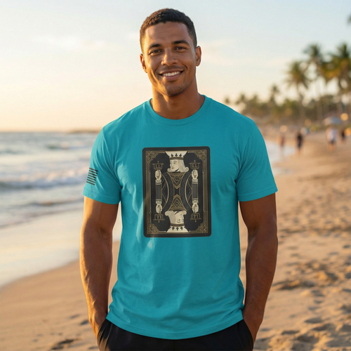 Lowkey King of Legends Men’s Graphic T-Shirt | Premium Cotton Streetwear Tee