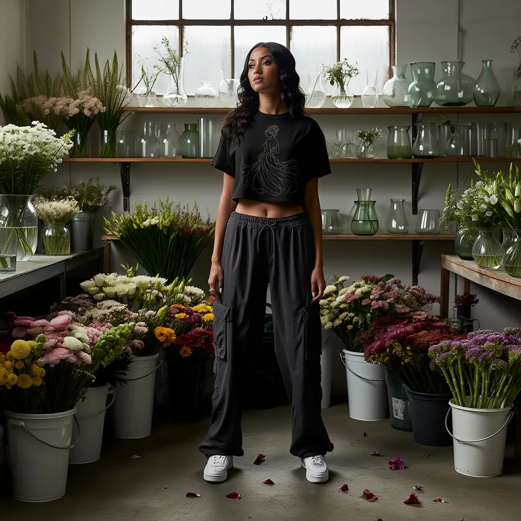 Lowkey Lady Women’s Crop Top | Premium Cotton Streetwear