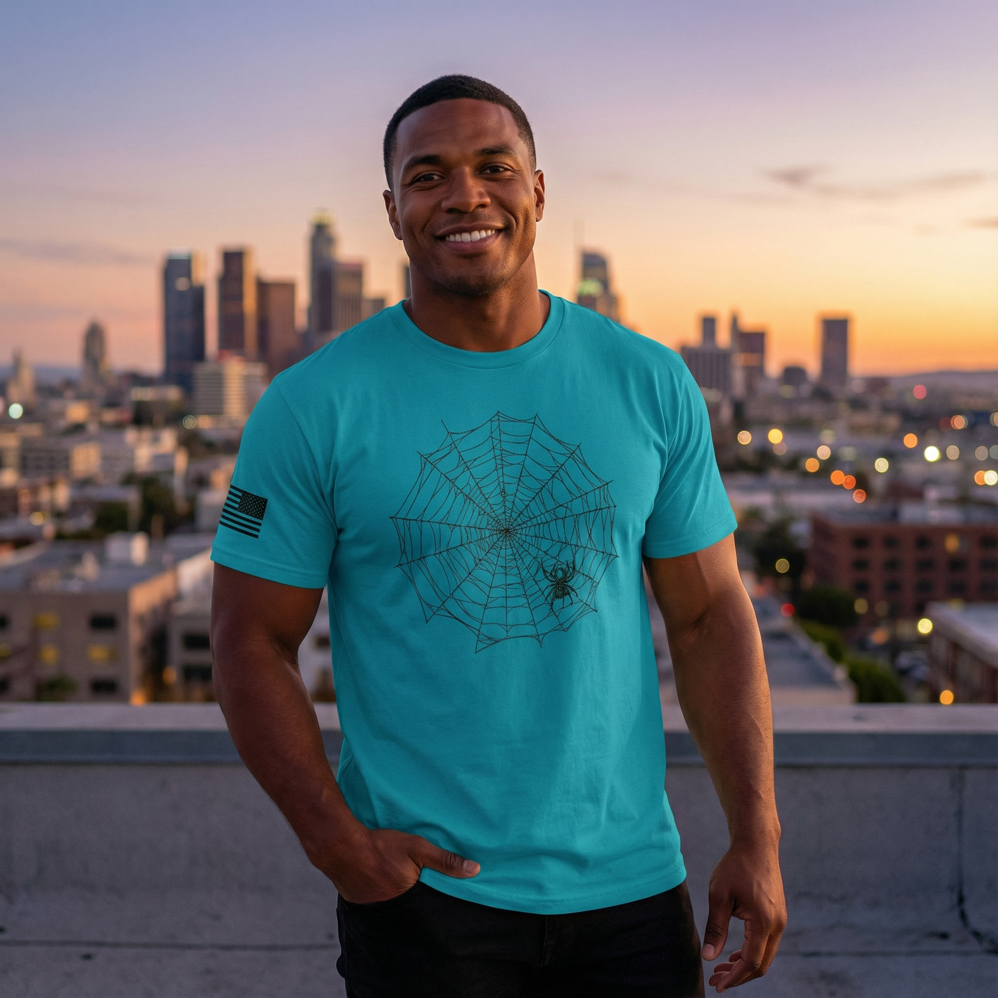 Lowkey Orb Weaver Men’s Graphic T-Shirt | Premium Cotton Streetwear Tee