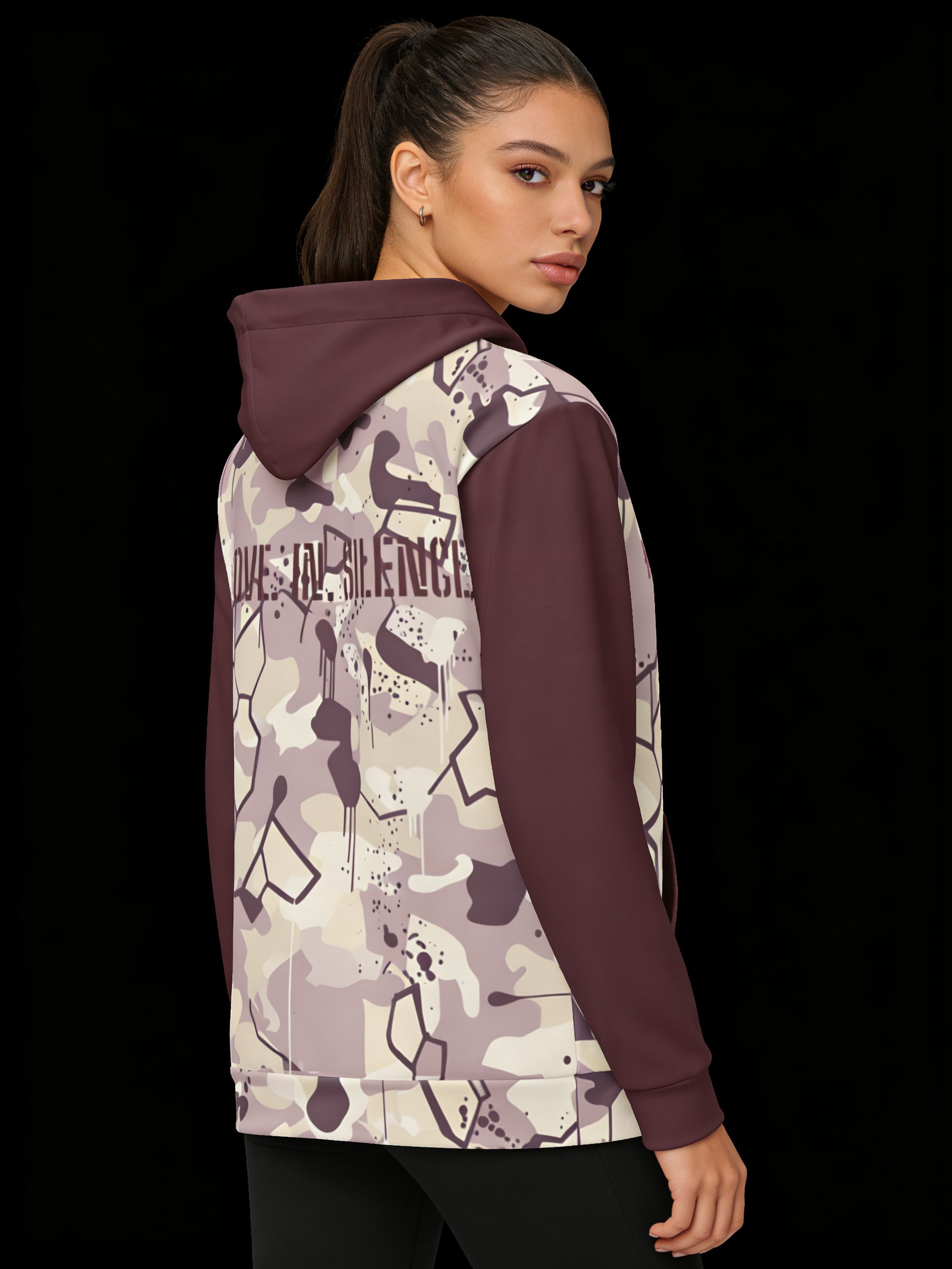 Phantom Rose Protocol Women’s Hoodie | Premium Streetwear Pullover